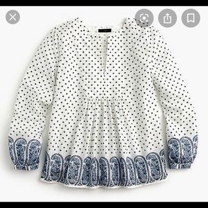 J. Crew Boho Blouse. Size 6